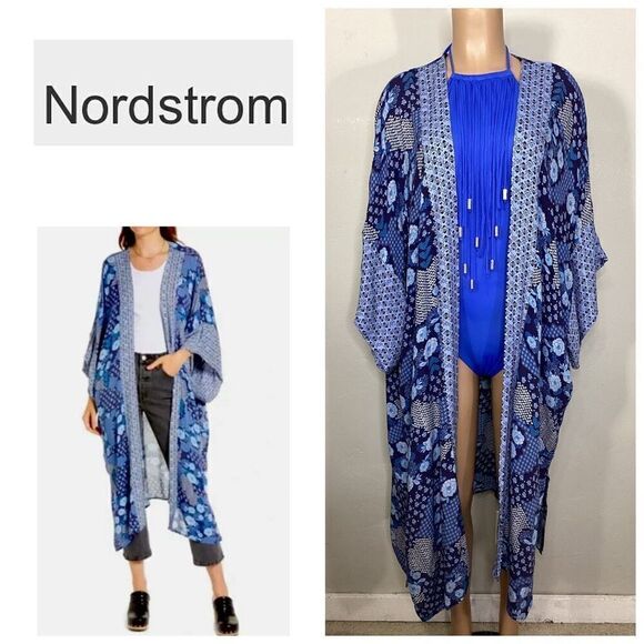 New. Nordstrom cover up/kimono. OS. Retails $70 - Picture 1 of 7